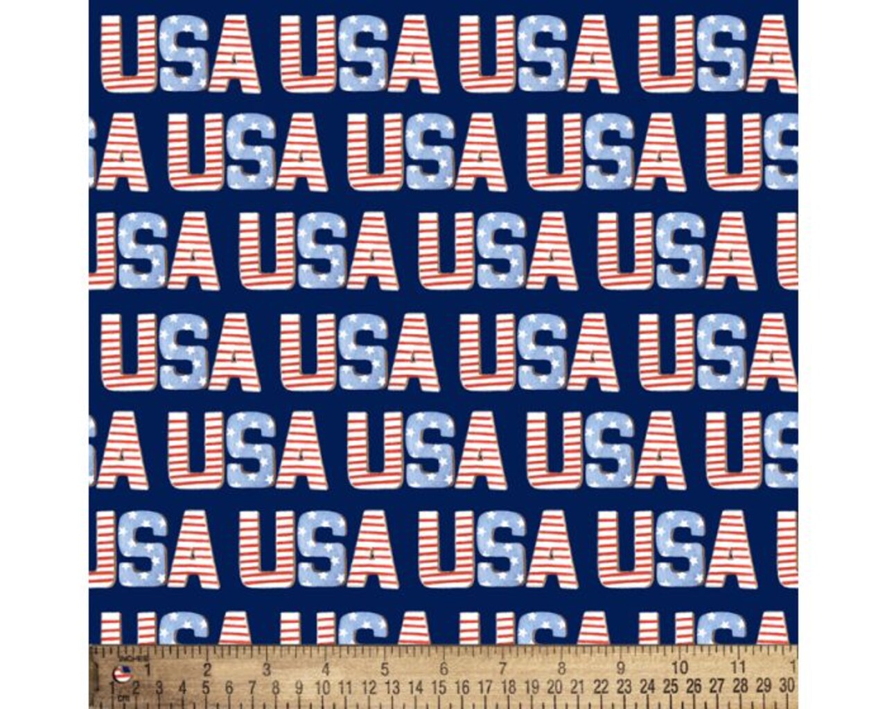 USA America Digital Cotton Print Fabric | By the Yard | Sewing and Crafting | 44 inches wide